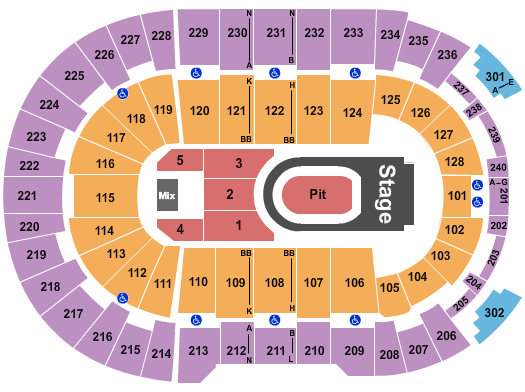 Amica Mutual Pavilion Kane Brown Seating Chart